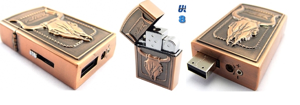 thumb drive lighter Caught naked on cam